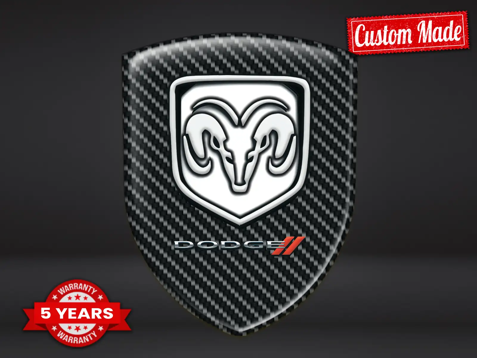 Dodge Permanent Stickers Pro Max Lasting Stylish Design